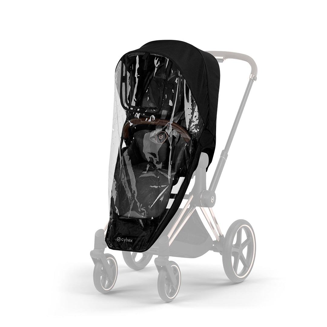 CYBEX PRIAM Pushchair & Fold Cot - Comfort - Sepia Black/Rose Gold