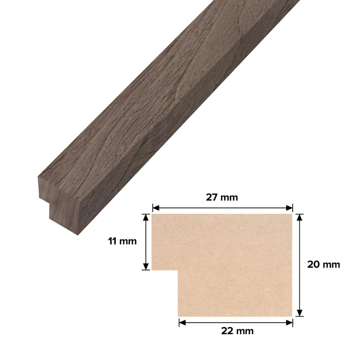 Leather Oak Trim