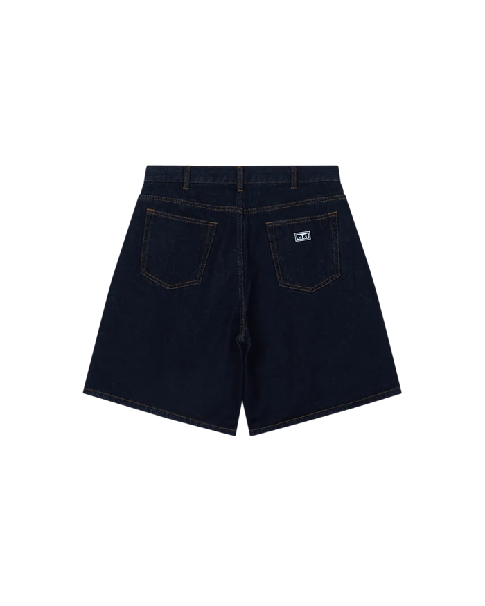 Obey - Bigwig Baggy Denim Short - Rinse indigo - Pantalons et Shorts - 172100107RID28