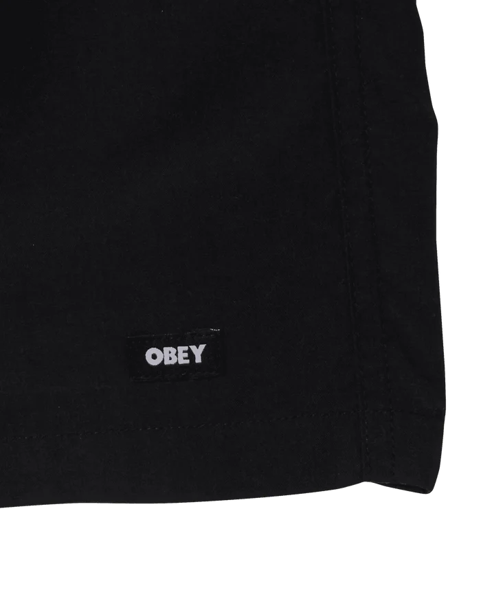 Obey - Daily Water Short - Black - Pantalons et Shorts - 172120133BLKS