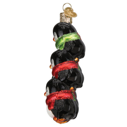 Penguin Family Of 9 Ornament