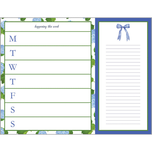 11"X8.5" Weekly Planner w/Tear Off Market List