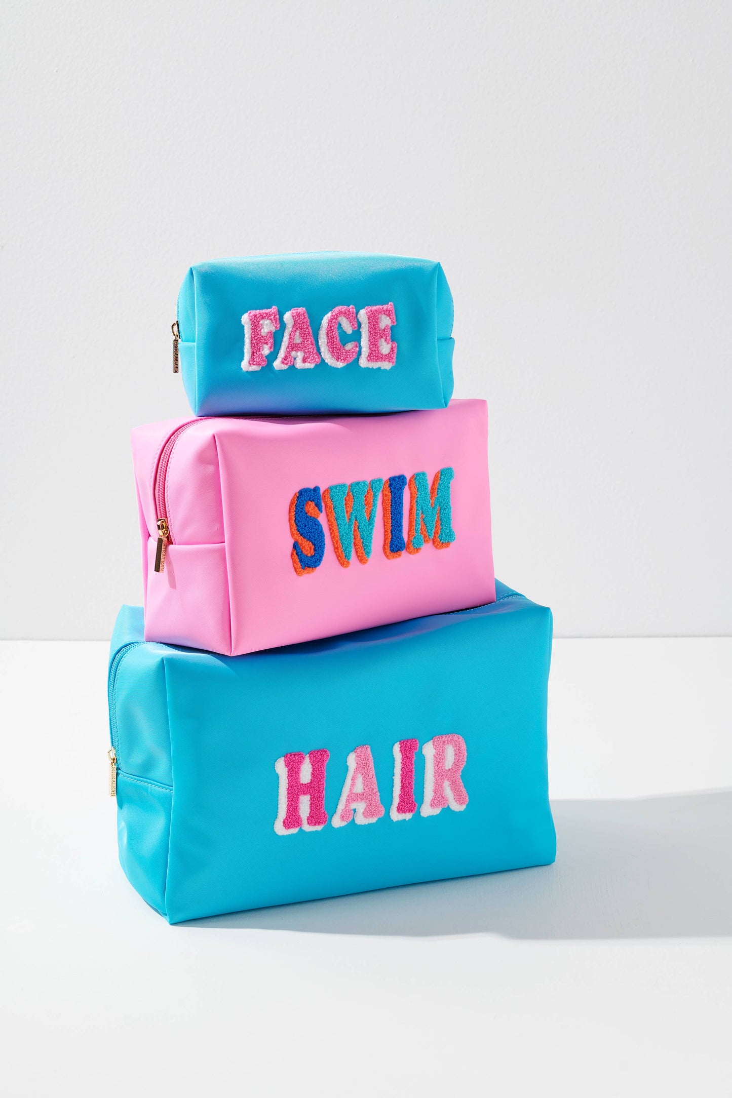 "HAIR" OVERSIZED ZIP POUCH
