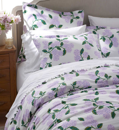 Percale Sham - Hydrangea Lilac
