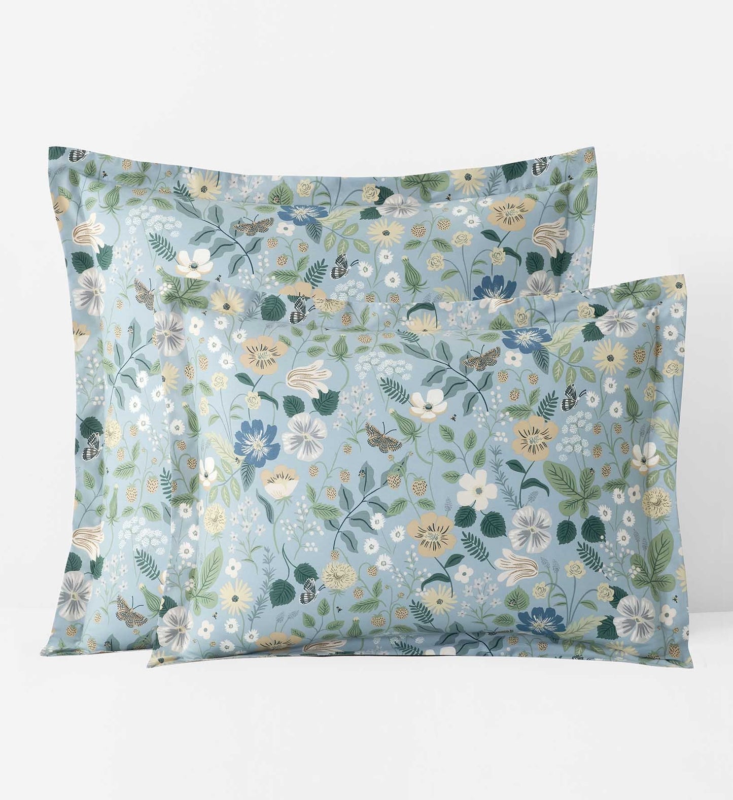 Percale Sham - Strawberry Fields Slate