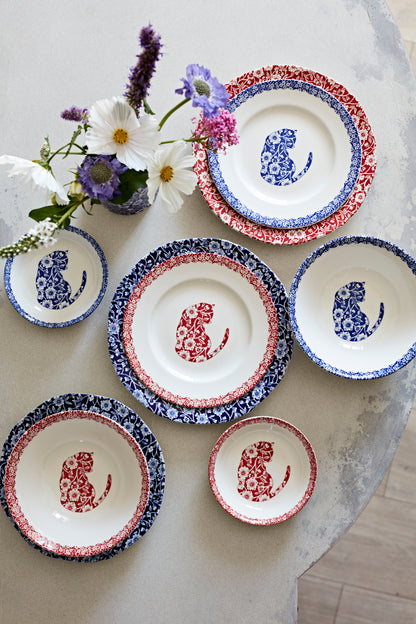 Burleigh Red Cat Plate 17.5cm