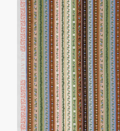 Gemma Cotton Metallic Fabric - Multi II