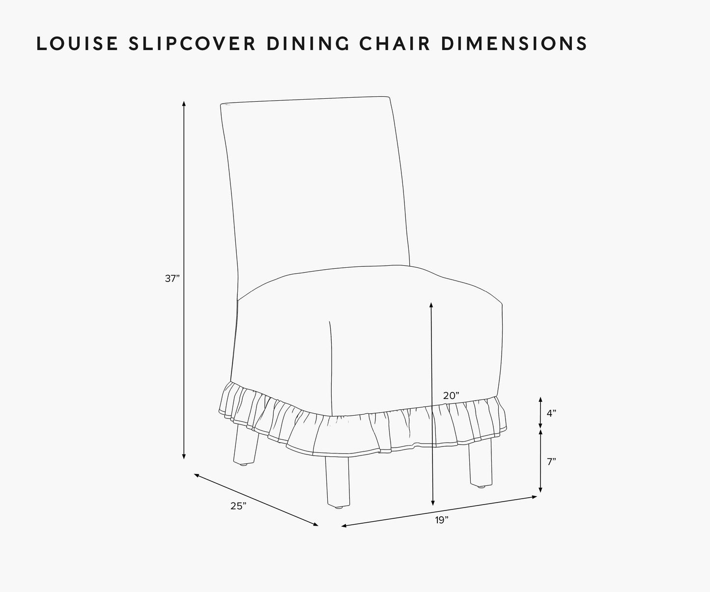 Louise Slipcover Dining Chair - Hawthorne