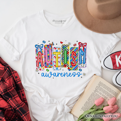 Autism Awareness Support T-Shirt, Colorful Spectrum Tee