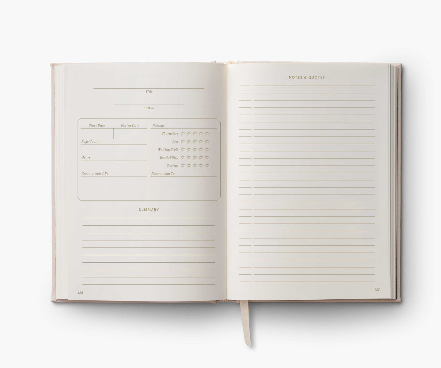 Embroidered Book Journal - Book Club