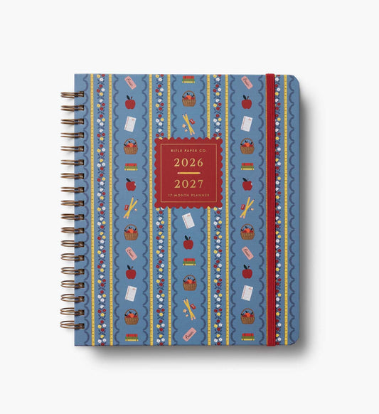 2026-2027 17-Month Academic Hardcover Spiral Planner - Schoolhouse