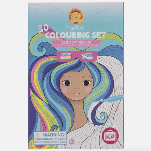 3-D Coloring Set - Rainbow Dreams