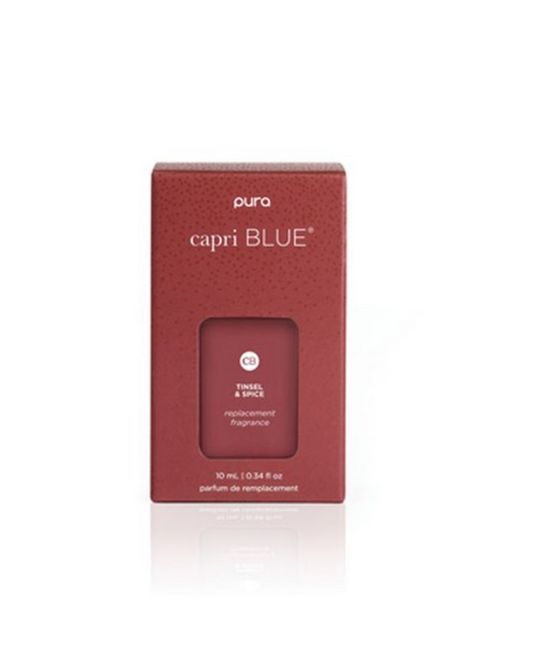 "CB + PURA HOLIDAY - TINSEL & SPICE DIFFUSER REFILL, 0.33 oz"