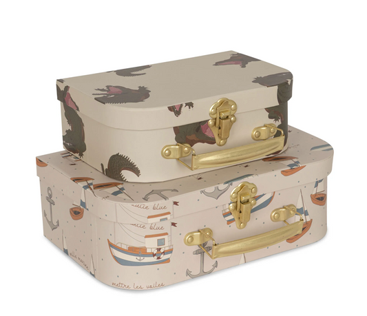 2pk Suitcase Crocodile | Konges Sjold