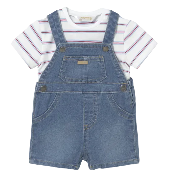 2pc Overalls and Tee Set | Mayoral
