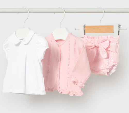 3-Piece Bloomer Set-Quartz | Mayoral