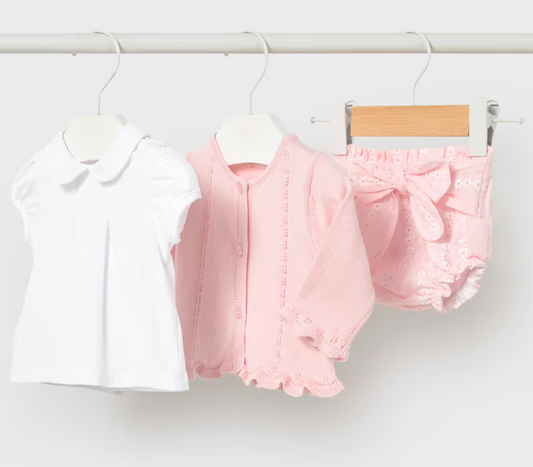 3-Piece Bloomer Set-Quartz | Mayoral