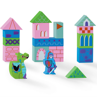 Build & Play Wood Blocks - Princess Palace