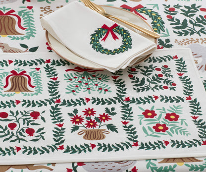 Cotton Placemats - Christmastide