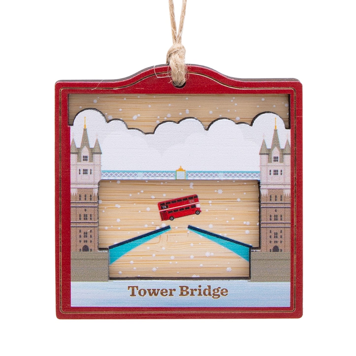 Tower Bridge Bus Jump Decoration