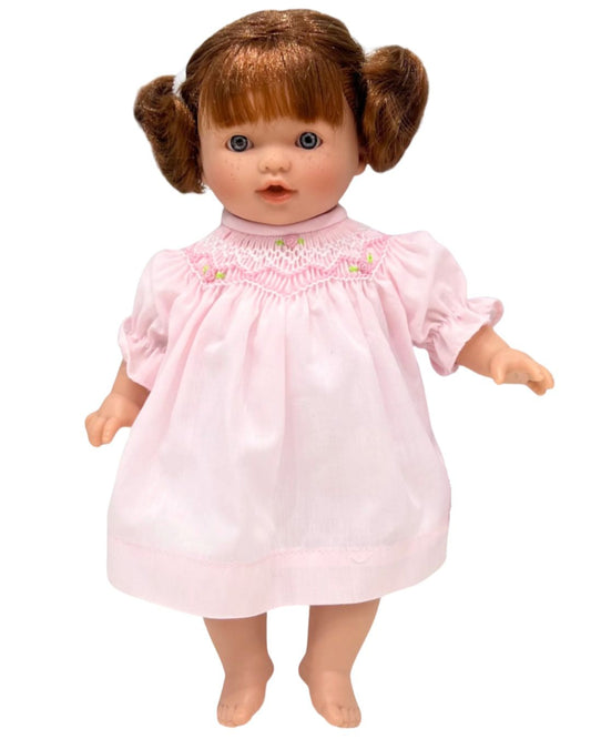 10" Haley Blue Eyes Doll with Pink Smock Dress