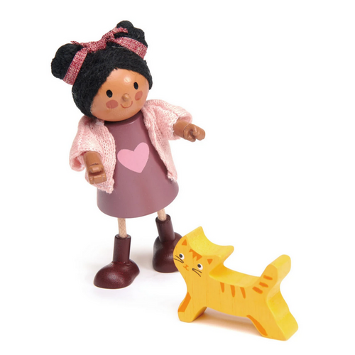 Ayana and her Cat