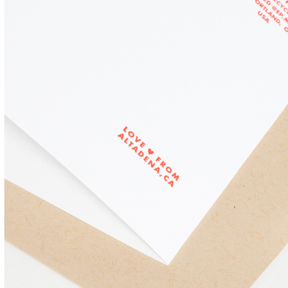 Black Bear Birthday Letterpress Greeting Card
