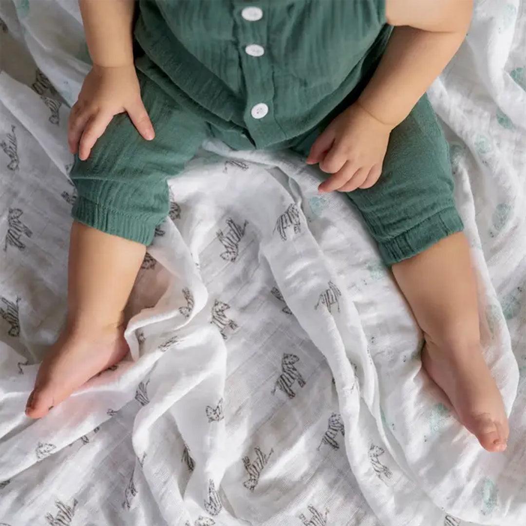 aden + anais Organic Cotton Swaddles - 4 Pack - Animal Kingdom