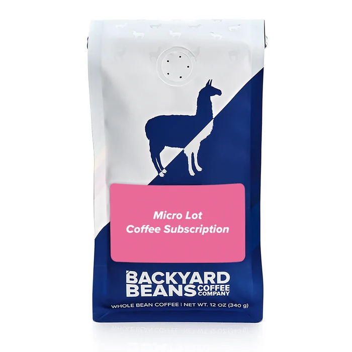 Image of Pink Micro Lot Coffee Subscription retail bag
