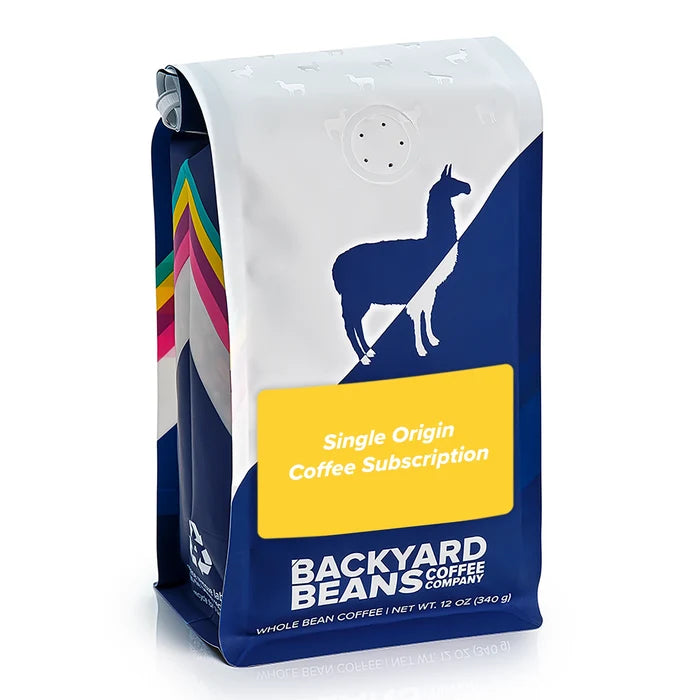 Image of Yellow Single Origin Coffee Subscription retail bag