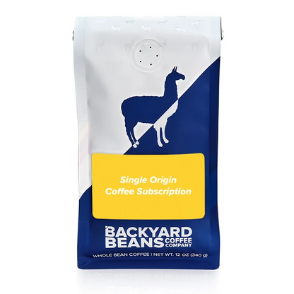 Image of Yellow Single Origin Coffee Subscription retail bag