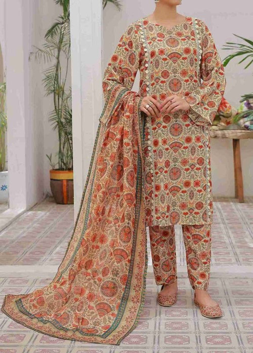 Amber Garden UnStitched X KHUSSA (COMBO SET)