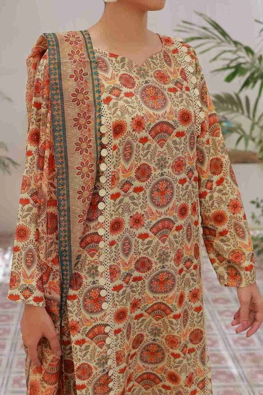 Amber Garden UnStitched X KHUSSA (COMBO SET)