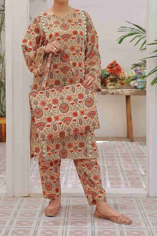 Amber Garden UnStitched X KHUSSA (COMBO SET)