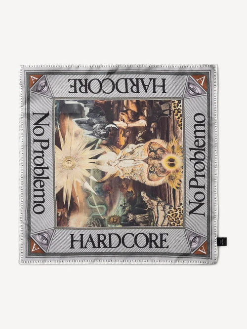 Aries Arise - Mystic Print Silk Bandana - Multi-Accessoires-FSAR90021