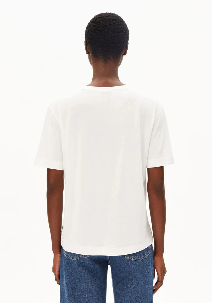 Armedangels - V - Neck T-shirt - White - Tops - 30008178