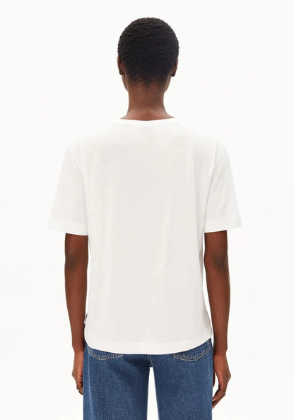 Armedangels - V - Neck T-shirt - White - Tops - 30008178