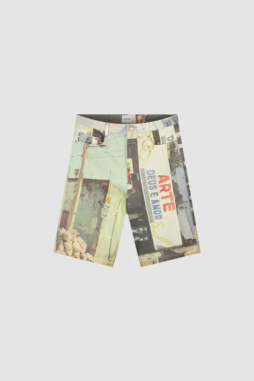 Arte Antwerp - Photo Allover Shorts - Multi - Vestes et Manteaux - SS25 - 068SHO