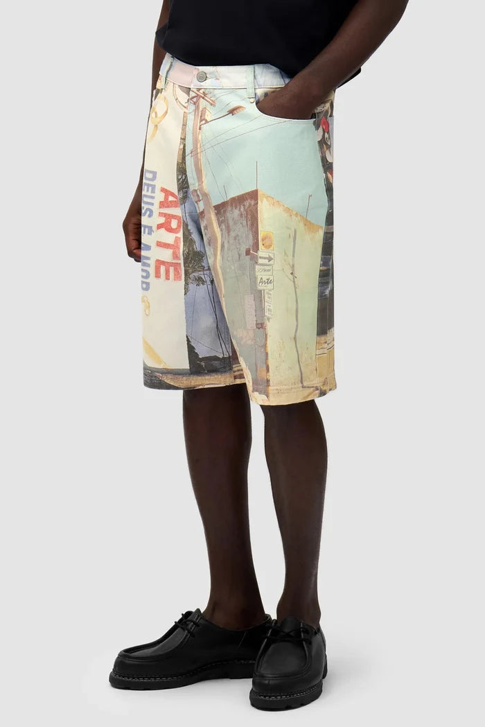 Arte Antwerp - Photo Allover Shorts - Multi - Vestes et Manteaux - SS25 - 068SHO