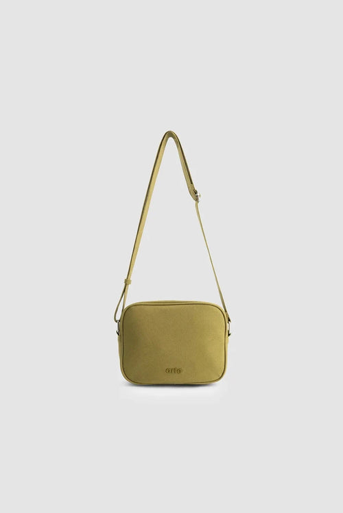 Arte Antwerp – Linen Baka Bag Green - Accessoires - SS26-204AC.1
