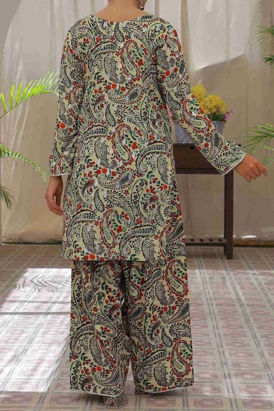 Autumn Garden (Farshi Shalwar) Stitched X KHUSSA (COMBO SET)