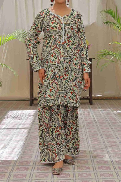 Autumn Garden (Farshi Shalwar) Stitched X KHUSSA (COMBO SET)