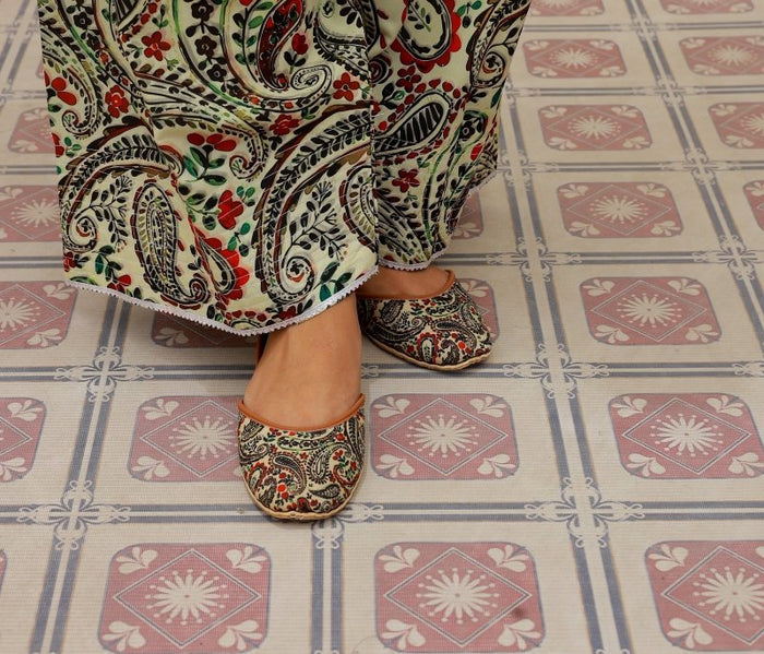 Autumn Garden (Farshi Shalwar) Stitched X KHUSSA (COMBO SET)