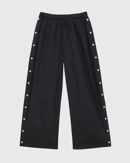 Baserange - Pantalon Part noir - Popeline de coton biologique - Jupes et Pantalons - PAPA-PO-SU26