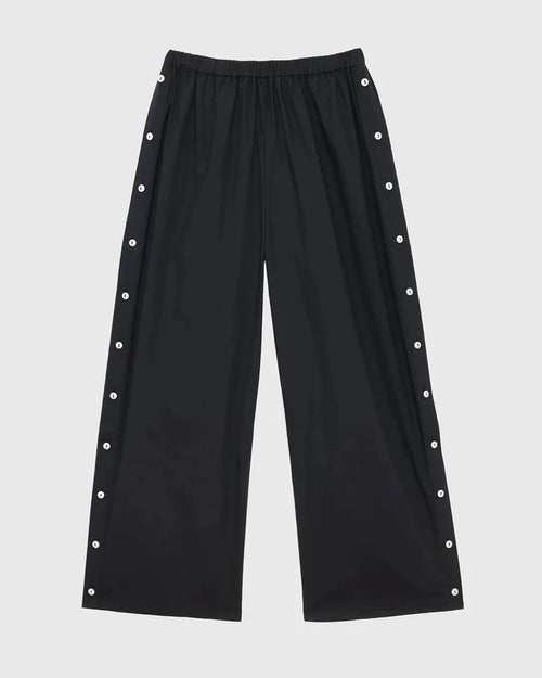 Baserange - Pantalon Part noir - Popeline de coton biologique - Jupes et Pantalons - PAPA-PO-SU26