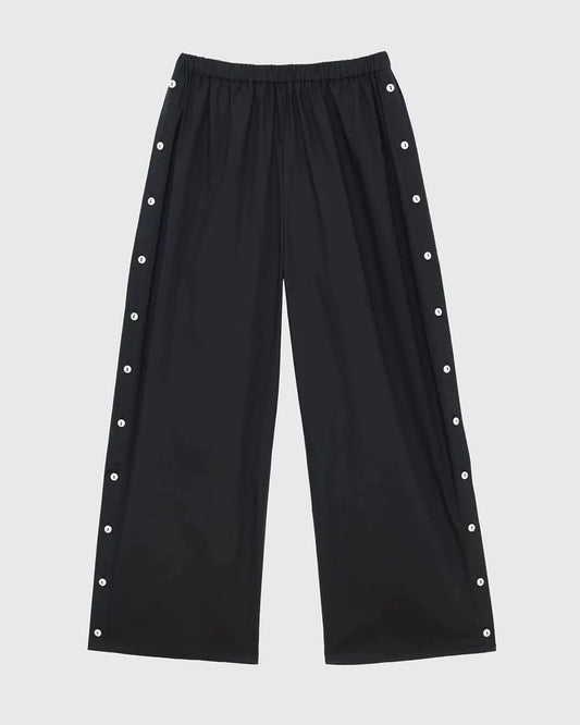 Baserange - Pantalon Part noir - Popeline de coton biologique - Jupes et Pantalons - PAPA-PO-SU26