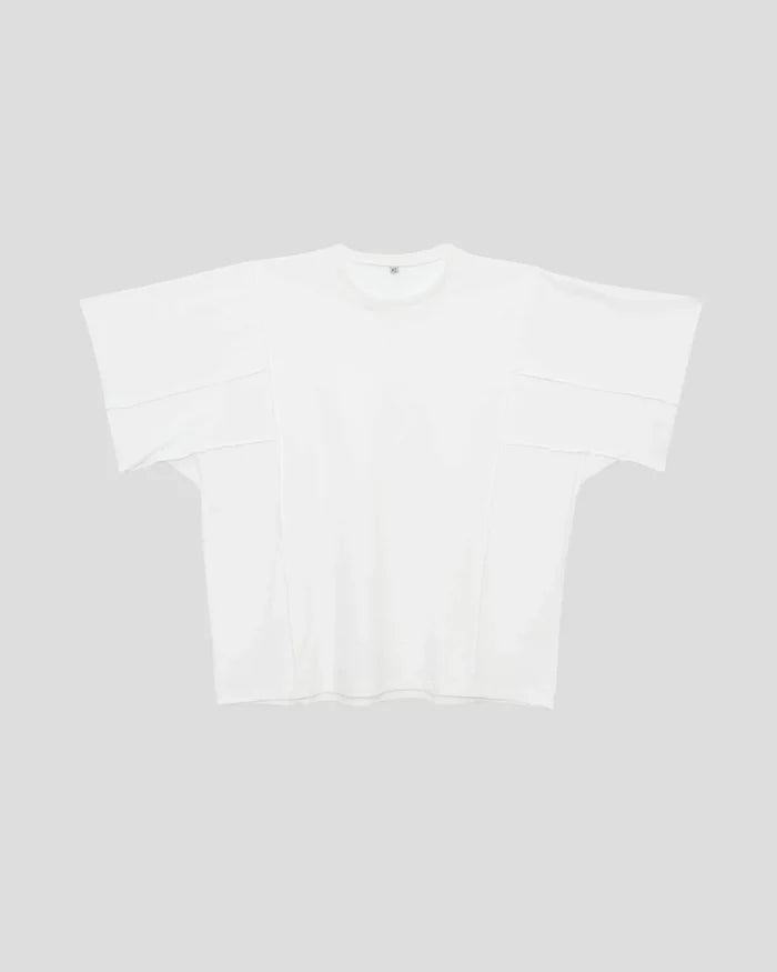 Baserange - T-shirt Poi blanc - Jersey de coton recyclé - Tops - TTPOT-RC-SU26