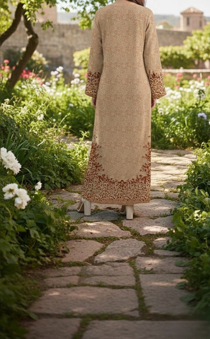 Beige Aura kaftan