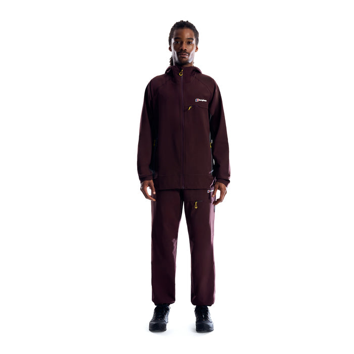 Berghaus Wavertree Hooded Jacket - Burgundy/Grey