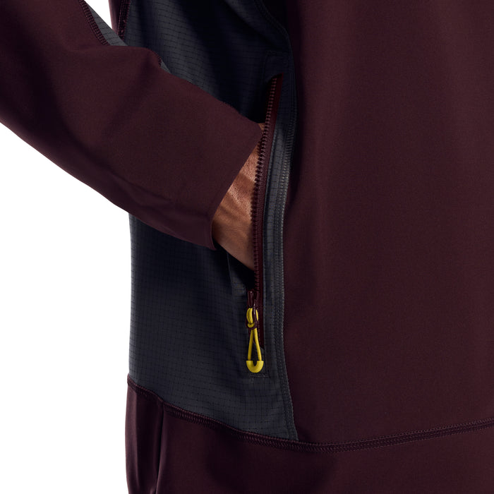Berghaus Wavertree Hooded Jacket - Burgundy/Grey